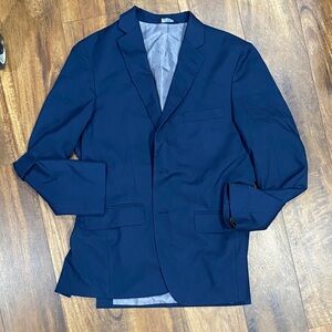 HAGGAR 38S Navy Men's Blazer Jacket Haggar H26 LINE